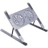 Aluminum Alloy Folding Laptop Radiator Fan Cooling Stand
