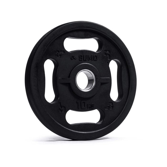 Sumo Strength 4 Grip Rubber Weight Plate - 10kg (single)