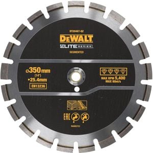 DeWALT ELITE 350mm Segmented Asphalt Blade DT20467-QZ