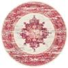 Garden 211 Off White 240x240cm - Large Round Transitional Pet Friendly Indoor Rug