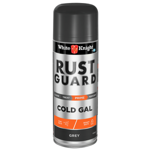 White Knight 400g Cold Galvanised Rust Guard Spray Paint