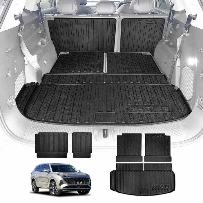 Boot Liners Kick Mats Set for MG QS 2025-Onwards  Cargo Car Trunk Back Seat Protector