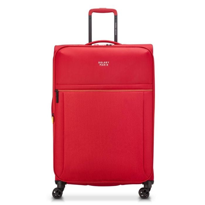 Delsey Brochant 3.0 78cm Large Softsided Luggage - Red