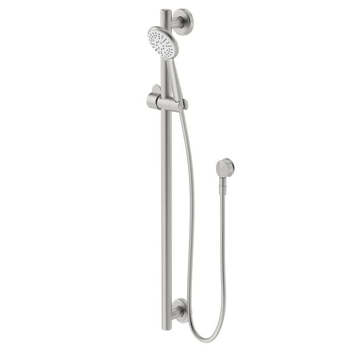 HomeCare by Caroma WELS 3 Star 9L/min 900mm Brushed Nickel Rail Shower Set