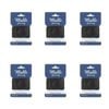 6pk Malli Sewing Soft Elastic Band Flexible Diy Sewing Cord 40mm X 1m Assorted