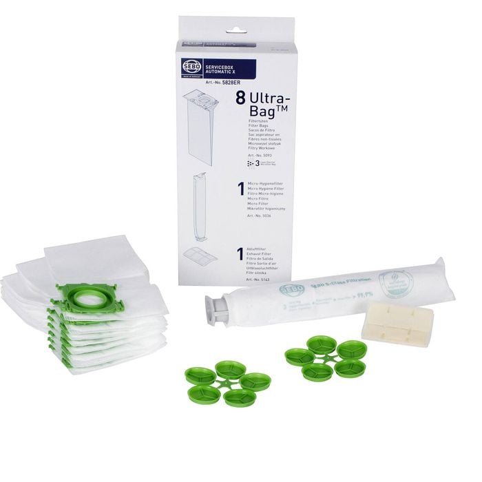 Sebo Bags + Filters X7/XP10/XP20 Service Kit  51094ER