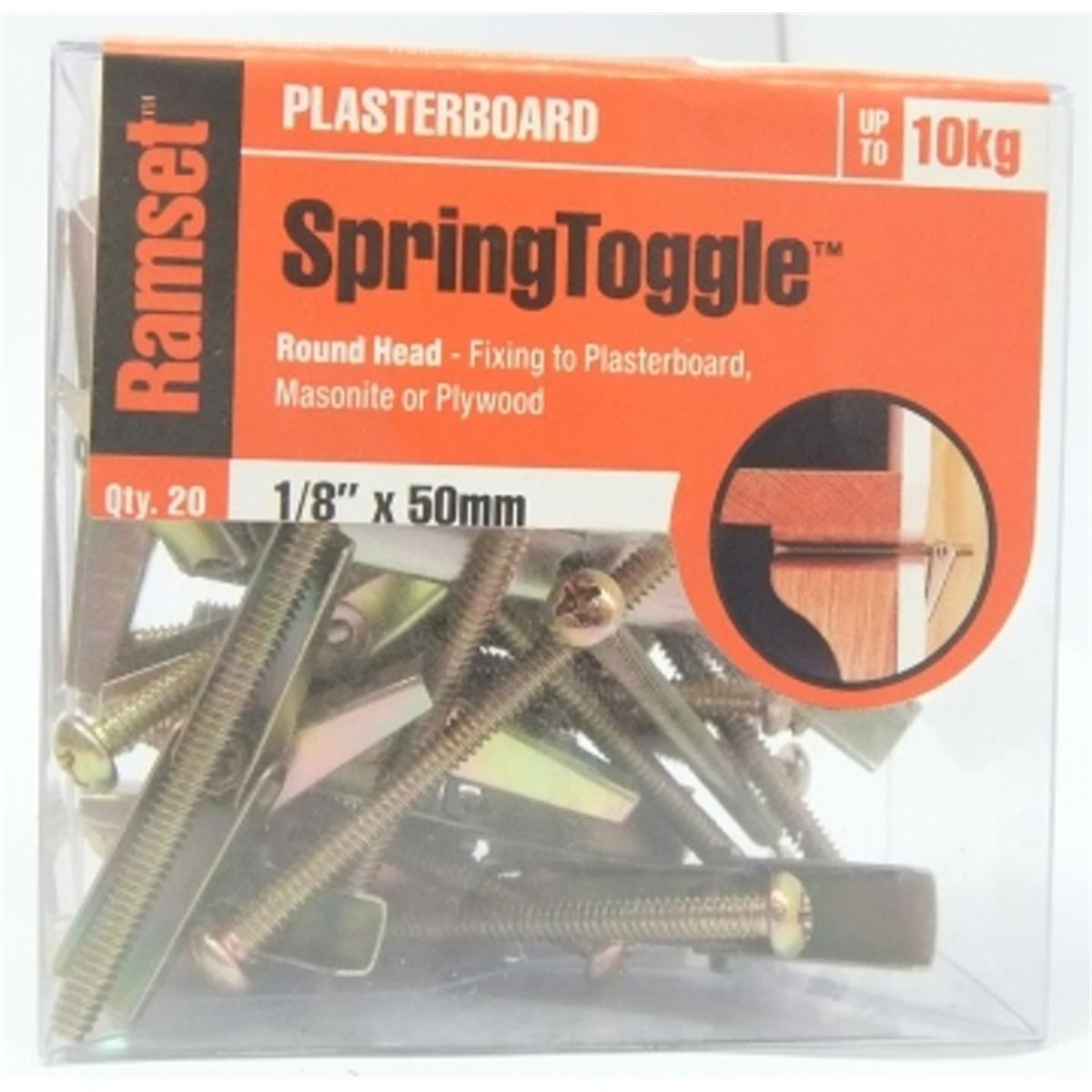 Ramset Spring Toggle Round 1/8
