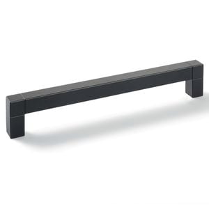 Hafele 174 x 34mm Matt Black Cabinet Handle