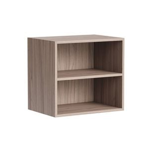 Kaboodle 300-399mm Silver Ash Customisable Deep Med Wall Open Open Shelf
