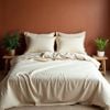 Royal Comfort Bamboo Blended Sheet & Pillowcase Set 1000tc Ultra Soft Ivory Queen