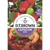 D.T. Brown Gourmet Capsicum Mini Belle Red Seeds