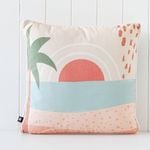 Rayell Indoor Square Cushion Printed Shaped Landscape 45x45cm