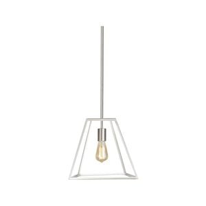 Oriel Lighting Southport.30 Single Urban Retro 30cm Pendant Light - Brushed Chrome 30cm