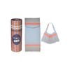 Towel To Go Cotton Neon Convertible Carry Bag Beach Towel Combo 180cm Blue