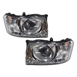 Pair Head light Lamp Fit For Nissan Patrol Wagon GU Y61 2004-2016