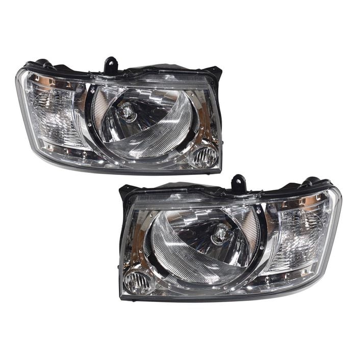 Pair Head light Lamp Fit For Nissan Patrol Wagon GU Y61 2004-2016