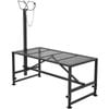 VEVOR Goat & Sheep Stand Black with Headpiece Nose Loop