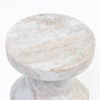 Haze Solid Marble Side Table