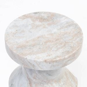 Haze Solid Marble Side Table