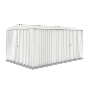 Absco Sheds 3.00mW x 4.48mD x 2.30mH Surfmist Double Door Highlander Garden Shed 