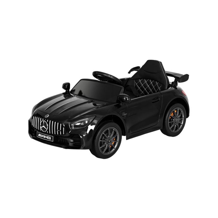 Kids Ride On Car Mercedes-benz Amg Gtr Electric Toy Cars 12v Black