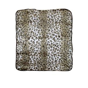 Bloomington 450gsm Soft Animal Skin Pattern Faux Mink Blanket Queen 200x240 cm Leopard