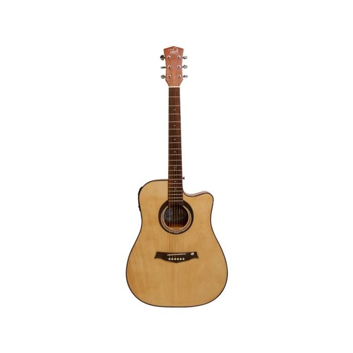 Tribute 39 Inch Acoustic Electric Guitar Cutaway W/brass Steel Strings