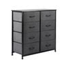 Levede 8 Chest of Drawers Storage Cabinet Dark Grey