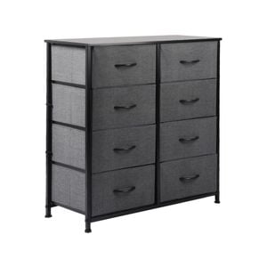 Levede 8 Chest of Drawers Storage Cabinet Dark Grey