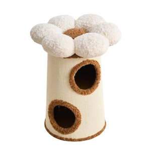 Bloom Nest 3-Tier Sisal Cat Barrel Condo
