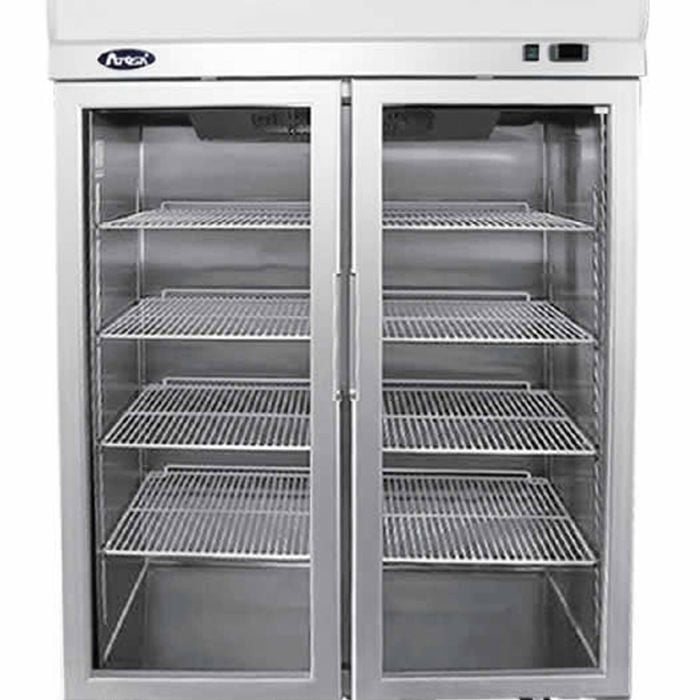Atosa TOP MOUNTED DOUBLE DOOR GLASS FRIDGE YCF9402