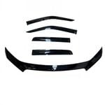 Bonnet Protector, Weathershields For Isuzu MUX MY21/22/23/24 Window Visors Tinted