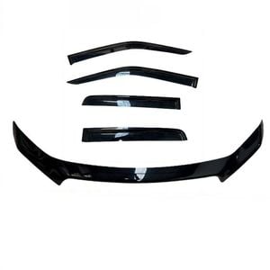 Tinted Bonnet Protector & Weathershields For Isuzu Mu-x 2021-2024