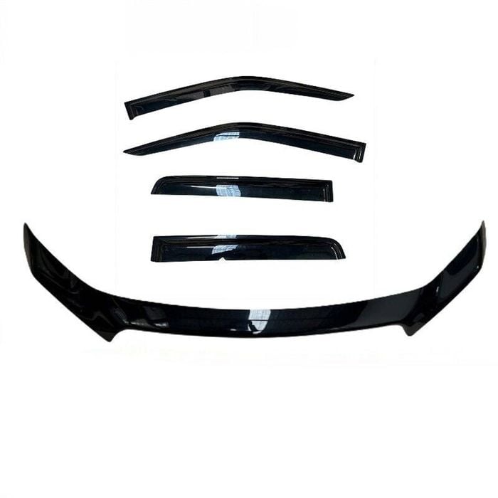 Tinted Bonnet Protector & Weathershields For Isuzu Mu-x 2021-2024