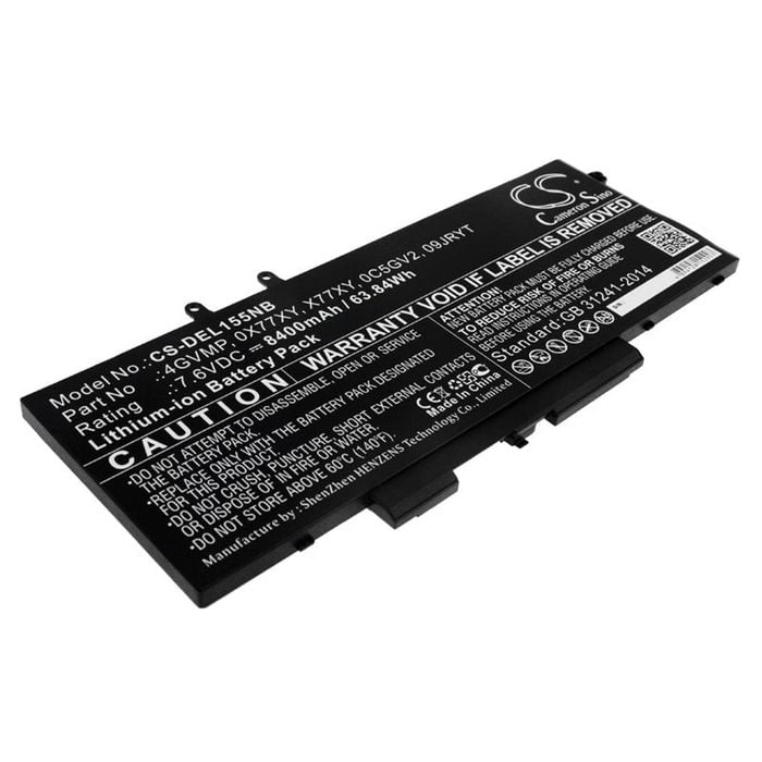 Cameron Sino 4gvmp, 0x77xy, X77xy, 0c5gv2, 09jryt Battery Replacement [cs-del155nb]