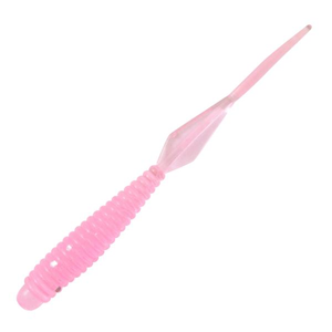 Magbite Booty Shake 2" Finesse Ajing Soft Plastic Fishing Lure 06 UV Clear Pink