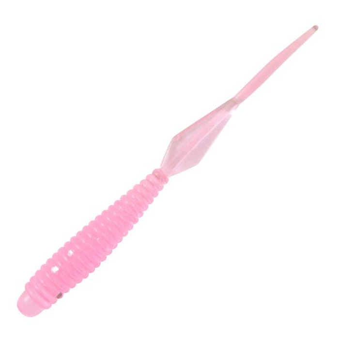 Magbite Booty Shake 2" Finesse Ajing Soft Plastic Fishing Lure 06 UV Clear Pink