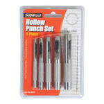 5 Piece Supatool Hollow Punch Set