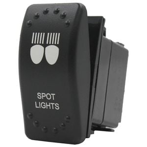 Switch Boss Dual Blue LED Laser Etched Rocker Switch - Spot Lights