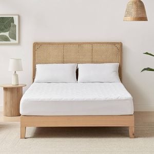 ESSN Healthguard Allergy Sensitive Cotton Cover Quilted Waterproof Mattress Protector Double Bed