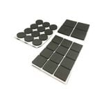 Surface Gard Black Assorted Eva Pads - 56 Pack