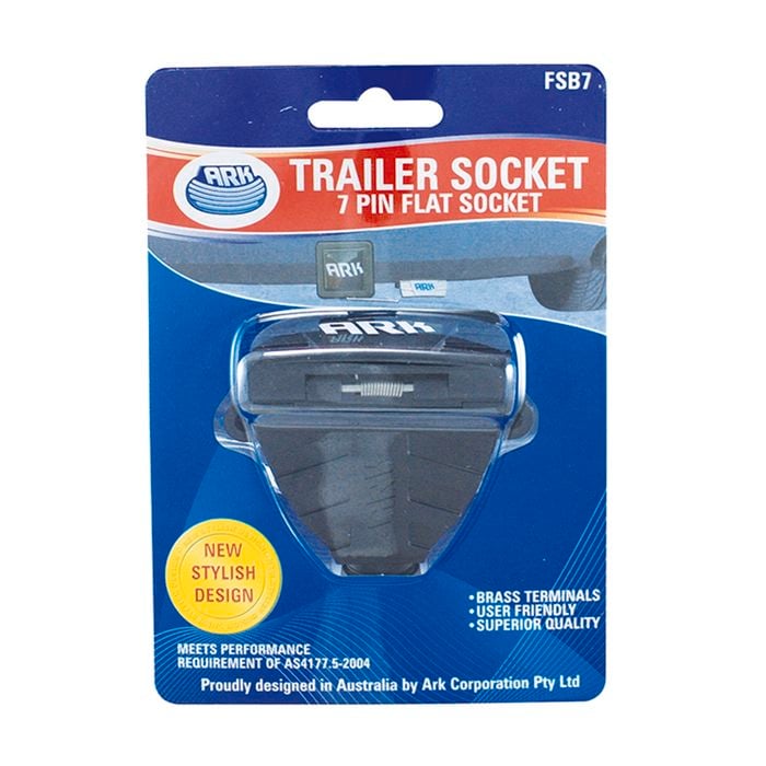 Trailer Socket Ark 7 Pin Flat Socket Fsb7