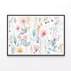 Painting of Petals & Flowers  Print 100% Australian Made 90x60cm  (Poster)