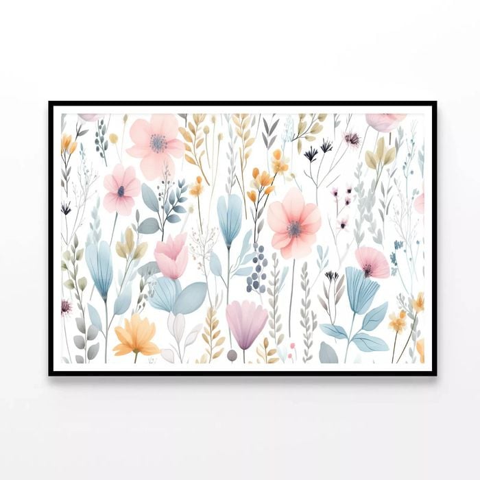 Painting of Petals & Flowers  Print 100% Australian Made 90x60cm  (Poster)