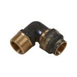 Brasshards 20FL x 20MI Brass Male Flared Compression Elbow