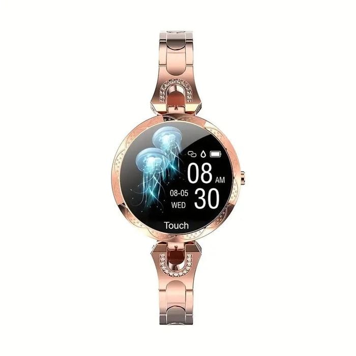 Lifebay Rose Golden Women's Smartwatch - Health, Fitness, Sleep Tracker