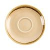 Olympia Cappuccino Saucer Kiln Sandstone 140mm 6 Pack Commercial Cafe Tableware