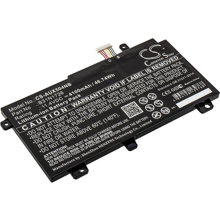 Cameron Sino B31N1726 B31N1726-1 B31BN91 0B200-02910000 Battery [CS-AUX504NB]