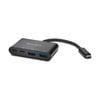 Kensington Ch1000 Usb-c 4 Port Hub Fast Data Transfer Dock Black