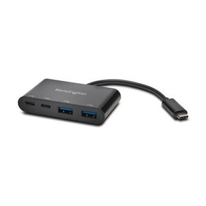 Kensington Ch1000 Usb-c 4 Port Hub Fast Data Transfer Dock Black